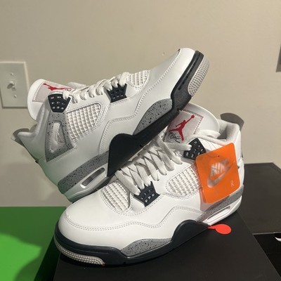 New Air Jordan 4 Retro White Cement Reimagined 2025 Size 10.5 FV5029 100 bred 