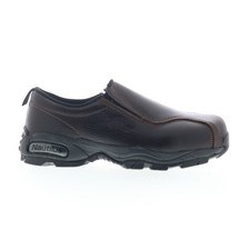 Nautilus Slip-On Steel Toe N1620 Mens Brown Leather Work & Safety Shoes