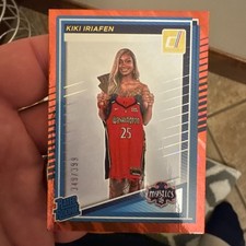 2025 Panini Donruss WNBA - Rated Rookie Kiki Iriafen #94 Holo Red /399 (RC)