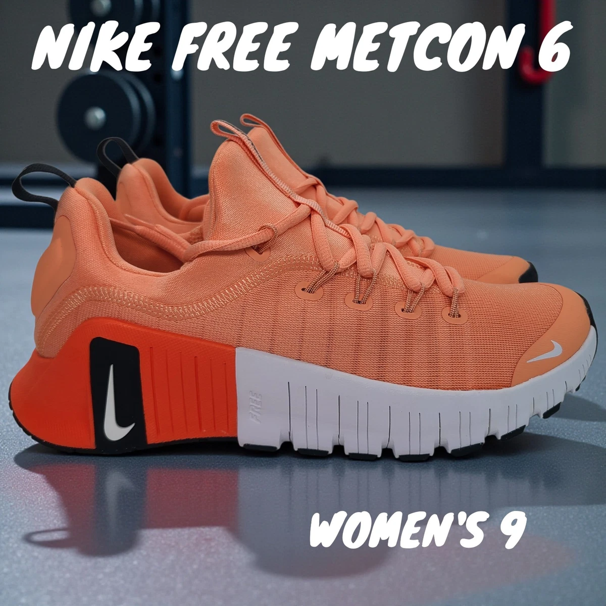 New Nike Free Metcon 6 \'Apricot Agate\' Men\'s Workout Shoes Size 9 Nike Free Metcon 6 Apricot Agate / White - Dec 2024 - FJ7127  main image 3