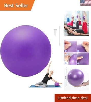 Versatile 9-Inch Pilates Ball - Perfect for Home, Gym, and Travel Workouts
