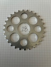 28 tooth rear sprocket, fits Bendix Coaster brake hub