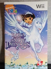 Dora Saves The Snow Princess Instruction Booklet - Manual Only - Nintendo Wii