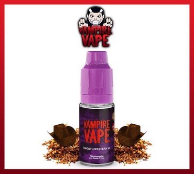 Vampire Vape Liquid Smooth Western 10 ml - 0, 3, 6 oder 12 mg/ml