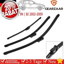 Scheibenwischer vorne + hinten passend für VW POLO | 9N | BJ 2002-2009 Schwarz