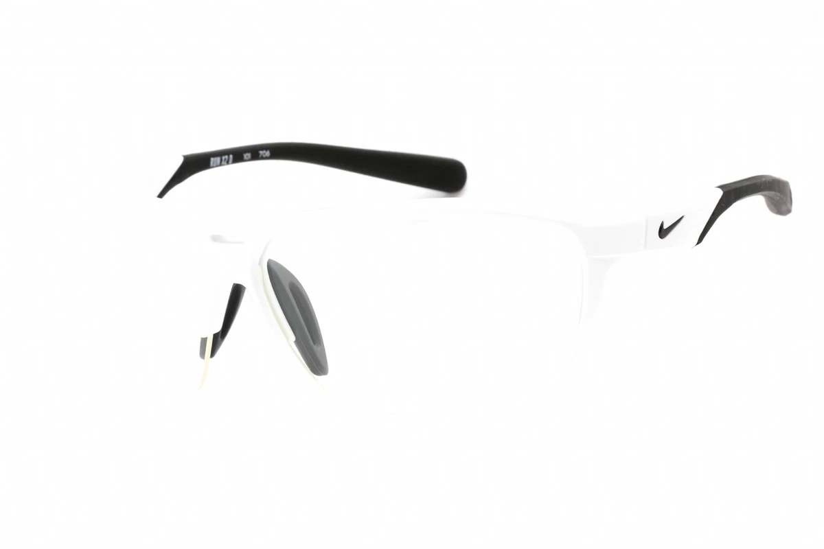NWT Nike RUN X2 D-101 Sunglasses NEW NIKE RUN X2 D 101 706 WHITE BLACK AUTHENTIC SUNGLASSES W  main image 4
