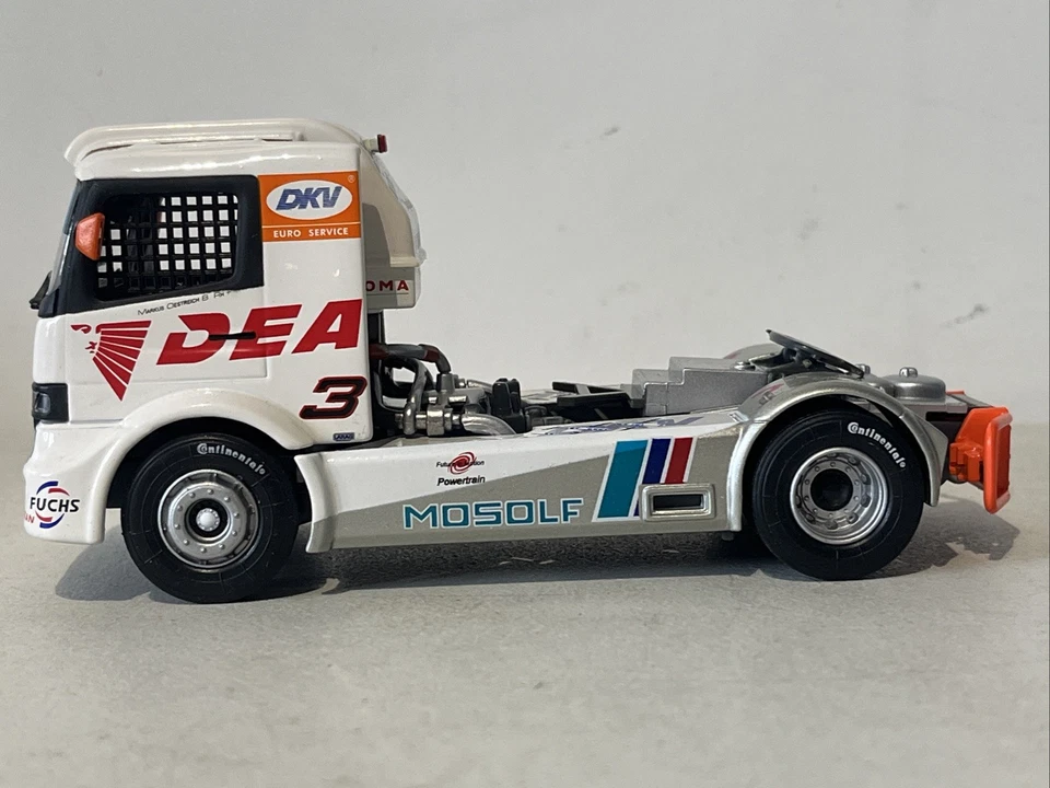 Camión de carreras Mercedes Benz Actros de alta velocidad 1/43 embalaje original modelo DEA en caja  Foto 4 de 4