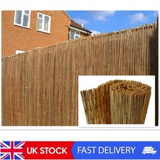 Outdoor Reed Garden Fence 4m x 1.2m Tropical Privacy Screen Natural Material