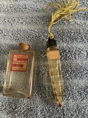 vintage perfume bottles glass