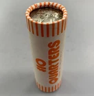 40 1964 D BU Bank wrapped Roll US 90% Silver Washington 25c L25217