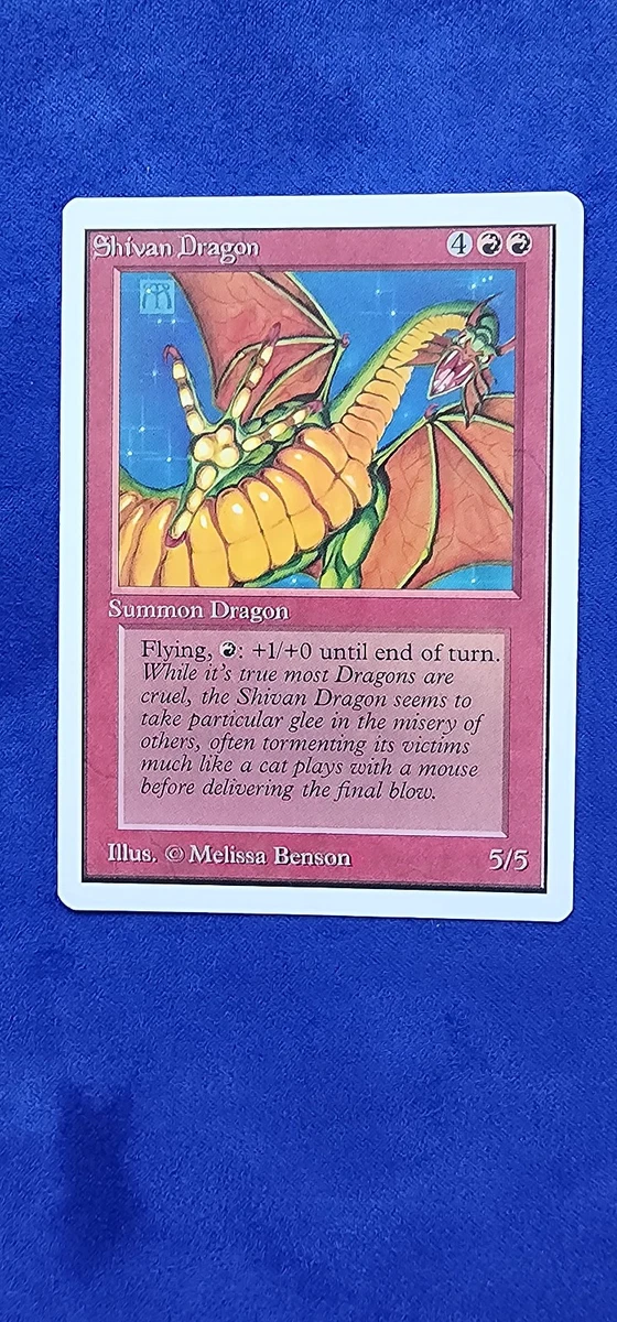 Magic: The Gathering Red Rare Unlimited Individual Collectible