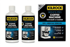 Image of Genuine Kilrock Coffee Expresso Machine Descaler and Cleaner 2 x 150ml Pack