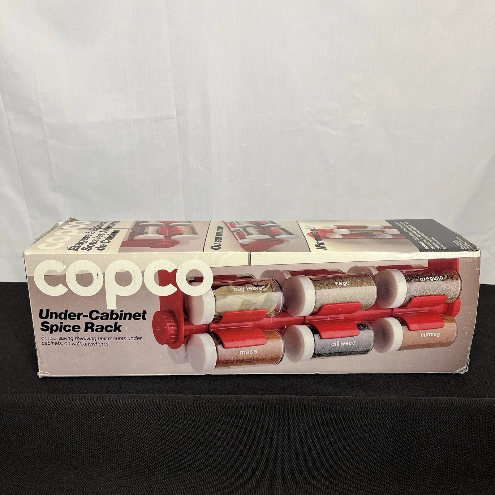 Vintage Copco Under Cabinet Spice Rack Red Rouge NIB Kitchen Storage-Rare Find
Opens in a new window