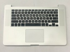 MacBook Pro A1398 15" Top Case Keyboard Trackpad Speakers Included SILVER