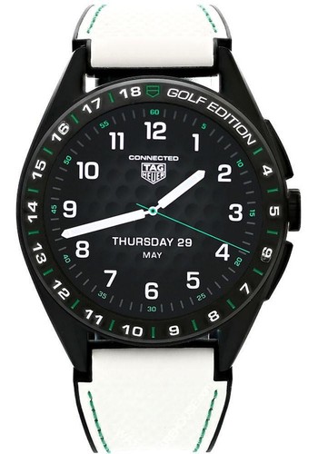 Montre connectée TAG HEUER calibre connecté E4 Golf Edition 45 mm SBR8A81.EB0251 - Photo 5 sur 24