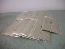 HUBBELL LOT OF 9 1 GANG 1 TOGGLE SWITCH STEEL WALL PLATE SS1 NEW