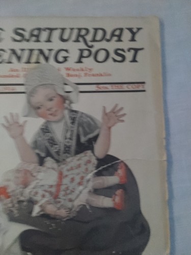 The Saturday Evening Post Complete Magazine Dec 5th, 1914 ELECTRIC CAR AD! - Picture 3 of 11
