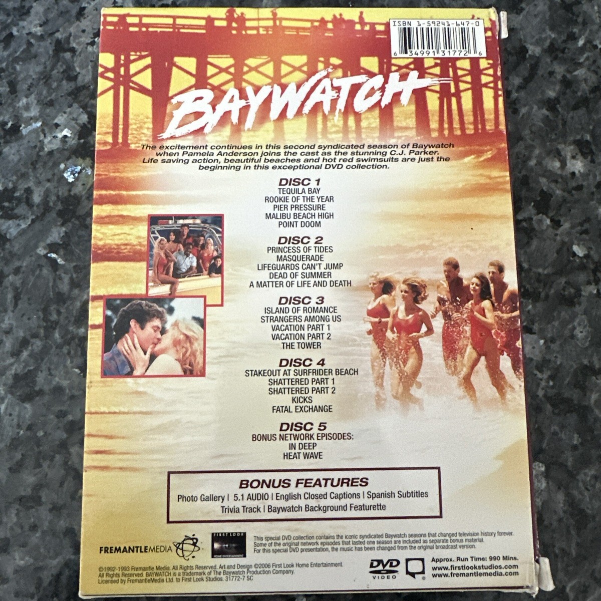 Baywatch - Season 2 (DVD, 2006) 634991317726| eBay