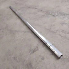 KRAFT TOOL 6' Aluminum Button Handle with Insert - 1-3/4" Diameter CC289