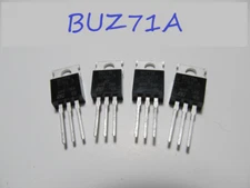 4pcs / BUZ71A / TO-220 BUZ71 TO220 / 50V 13A  N-Channel Power MOSFET / NEW