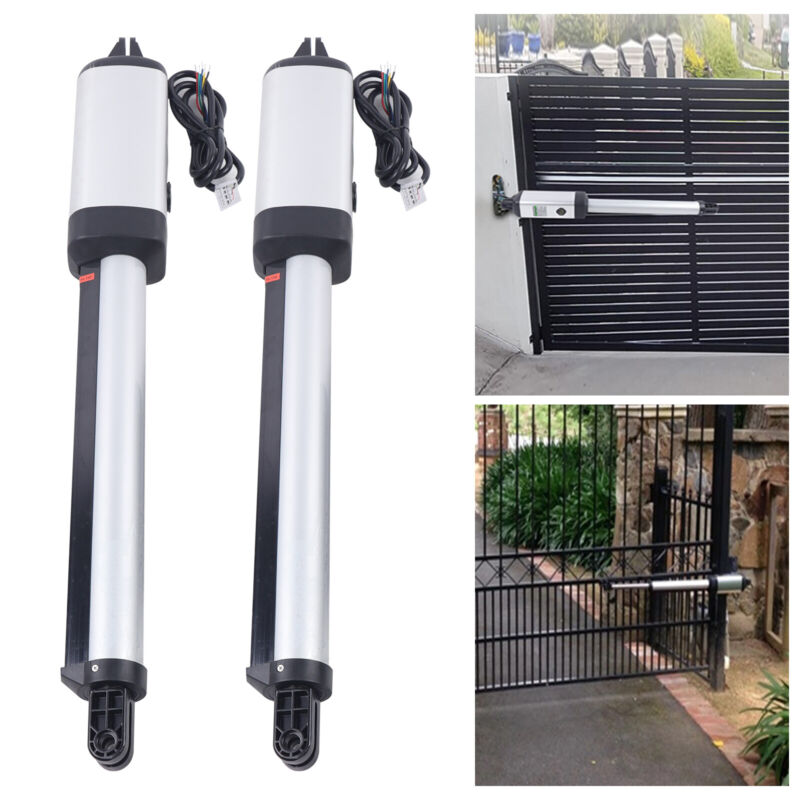 Garage Driveway Door Automatic Double Swing Gate Openers Systems W/ Remote NEW Garage Driveway Door Automatic Double Swing Gate Openers Systems W/ Remote NEW