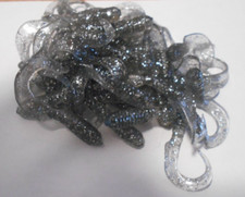 Lot of 50 2 " Curly Tails Grub Worm jig perch crappie fishing bait