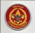 TROOP COMMISSIONER patch - Boy Scout BSA A142/CB-7