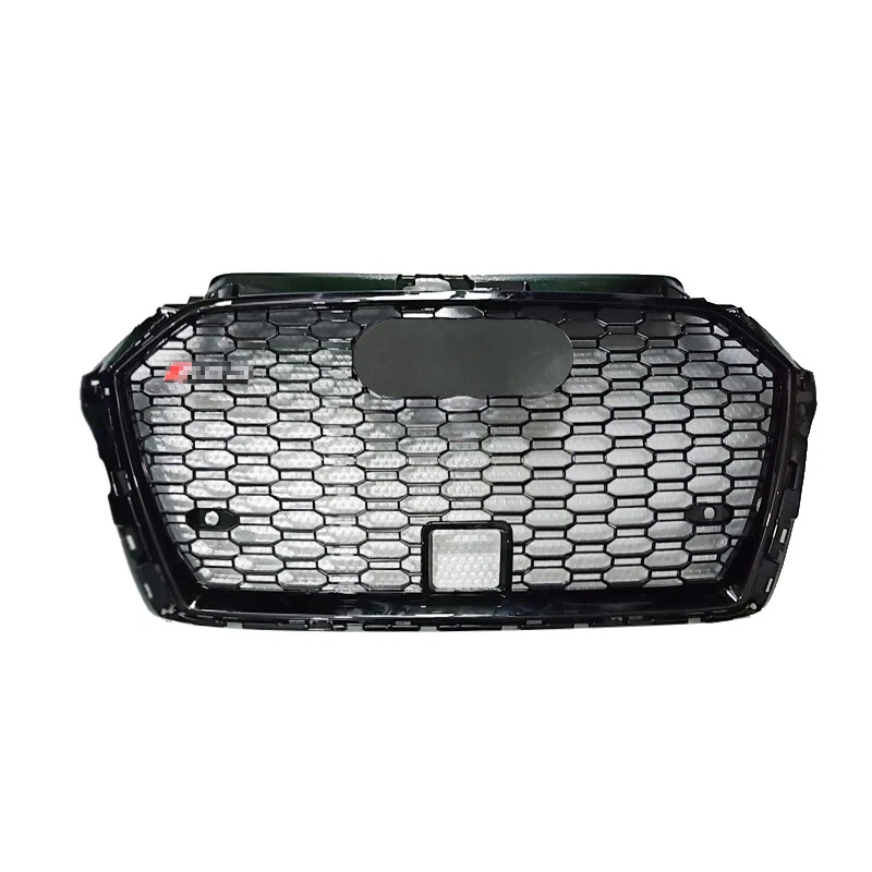 For 2017-2019 Audi A3 S3 8V5 Front Grill Honeycomb Grille ACC RS3 Style Black - Изображение 2 из 4