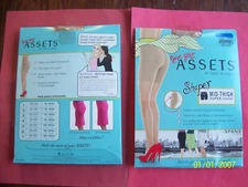 LOT OF TWO WOMEN'S ASSETS SNIPER MID-THING SUPER CONTROL NUDE SIZE 4 