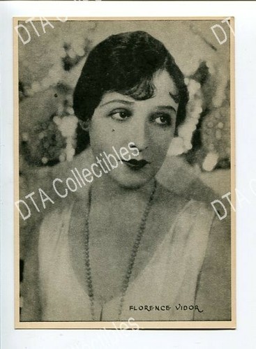 FLORENCE VIDOR-MOVIE STAR FAN PHOTO-1920's FN - 第 1/1 張圖片