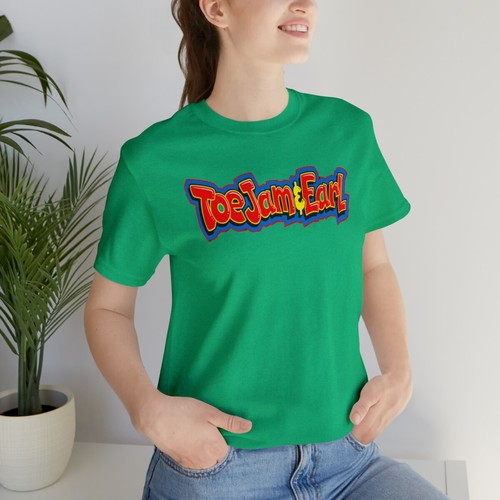 Toejam and Earl Sega Genesis Logo Unisex Short Sleeve Tee T-Shirt - Picture 34 of 61