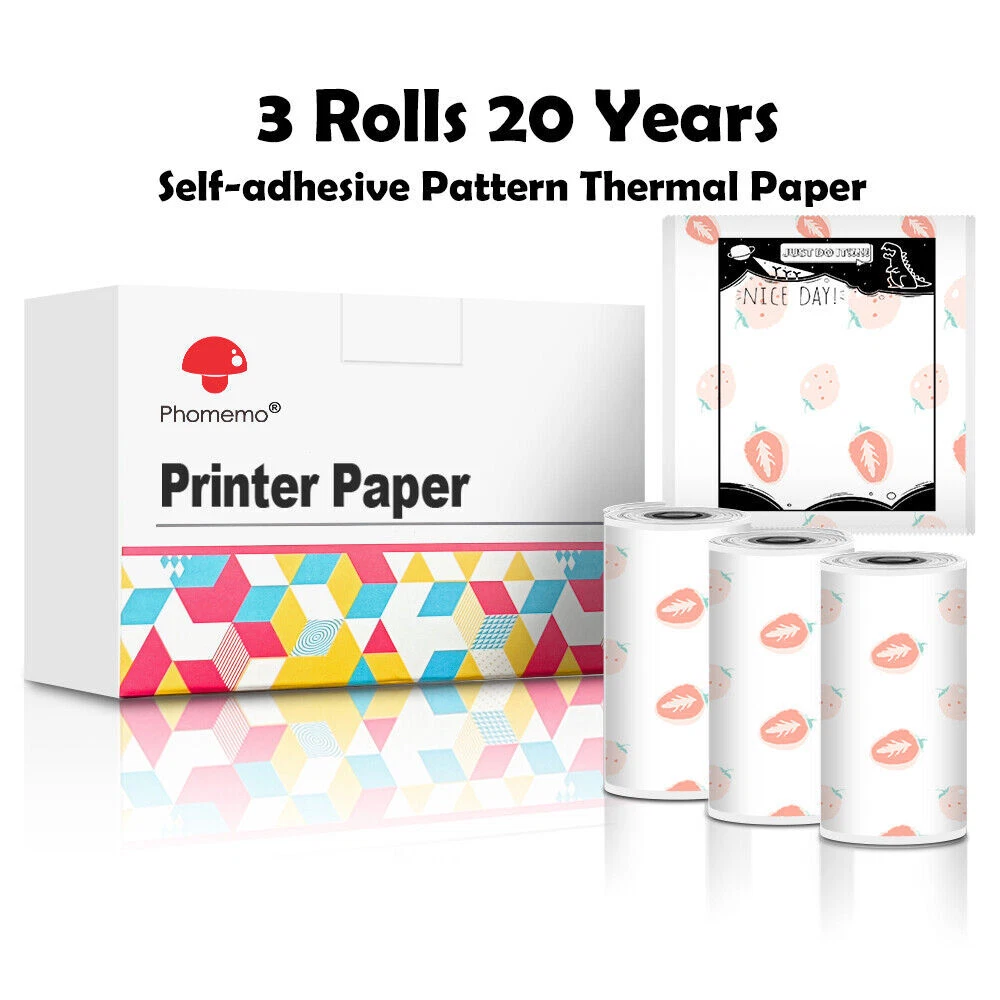 Phomemo T02 Mini Wireless Pocket Thermal Photo Printer Fast Shipping US