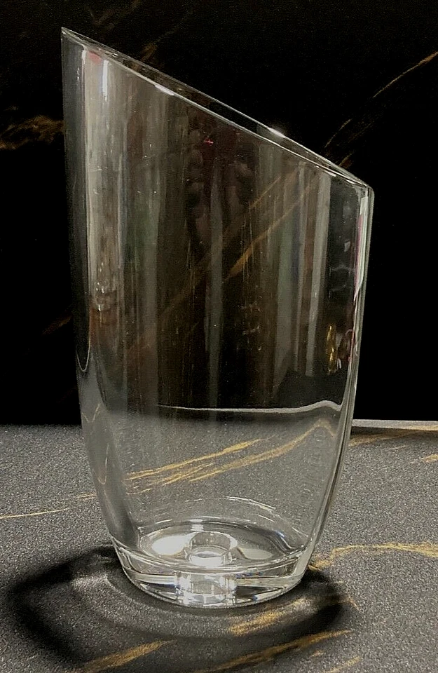 PARALUME / VASO, H275 mm, PER LAMPADA / LAMPADARIO IN CRISTALLO TRASPARENTE RCR - Immagine 2 di 4