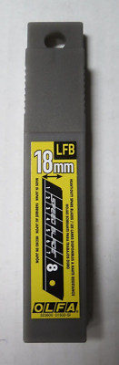 OLFA-18MM HEAVY DUTY SPARE BLADES-  9 BLADES - LFB- 323600-  NEW  OPEN BOX!!!!