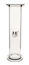 Gas Jar, 20cm x 5cm - Borosilicate Glass - Ground Flange - Eisco Labs