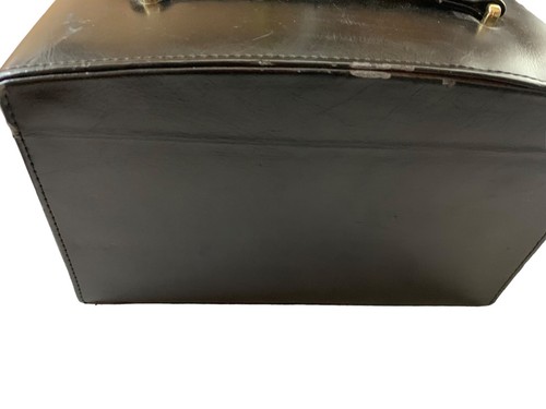 Joyero para Mujer, Negro Imitación Cuero Joyería Almacenamiento Organizador Caja Llave - Imagen 9 de 15