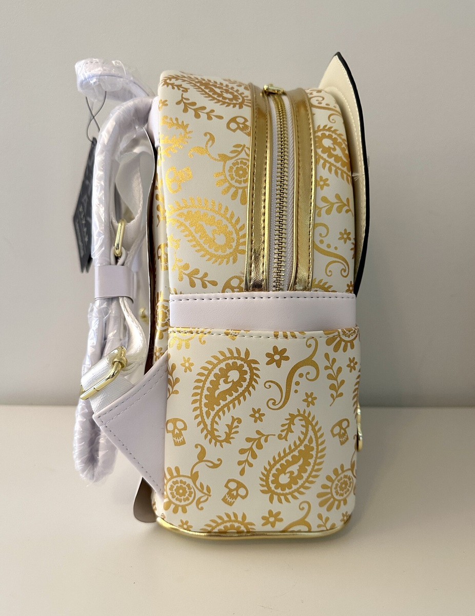 Loungefly Pixar Coco Ernesto De La Cruz Backpack in Gold Yellow and White. NWT Loungefly | Premium Backpacks Handbags & Purses – tagged  main image 4