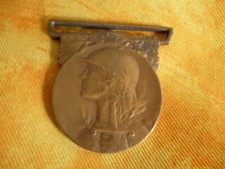 retro-collection-ancienne médaille grande guerre 1914-18 France - incomplet