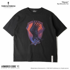 ARMORED CORE VI FIRES OF RUBICON x TORCH TORCH "Raven" Big Silhouette Tee Japan