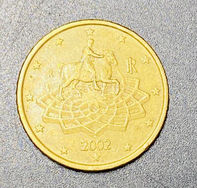 50 Euro Cent Coin 2002 Italy - Rare Coin | eBay