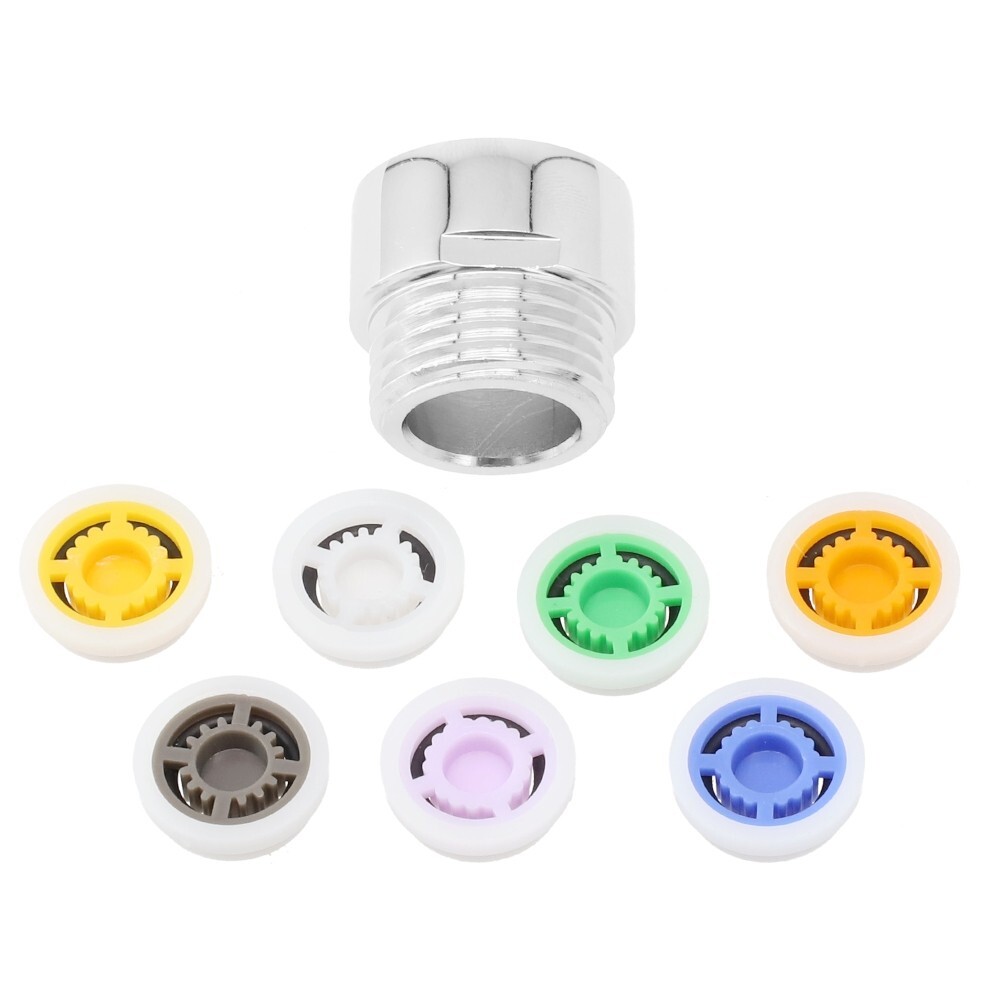 9Pcs Shower Flow Reducer Limiter Water Saving Hose Restrictor Regulator Valve