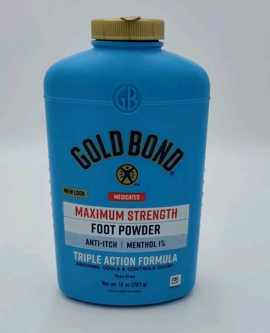 GOLD BOND MAXIMUM STRENGTH MEDICATED FOOT POWDER, 10OZ | eBay