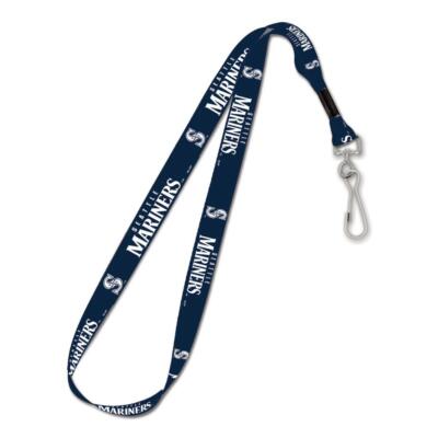 Seattle Mariners 3/4 Inch Lanyard [NEW] MLB Key Chain Ring ID Badge ...