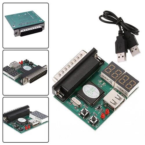 1/2/3X USB 4 Digit Analyzer Diagnostic Tester Post Test Card for PC Motherboard