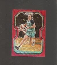 kylee shook  2021 panini wnba  prizm red wave insert card,
