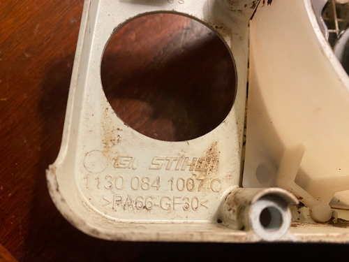 OEM STIHL MS 170 MS 180 CHAINSAW RECOIL PULL STARTER ASSY GREAT COND FREE SHIPN - Picture 4 of 5