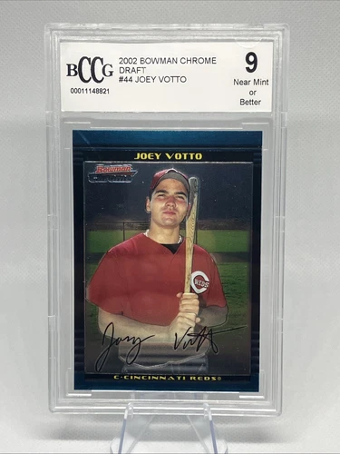 2002 Bowman Chrome Draft Picks #BDP44 Joey Votto BCCG 9 REDS
