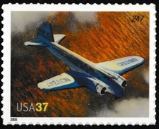 US 3916 Advances in Aviation Boeing 247 37c single MNH 2005