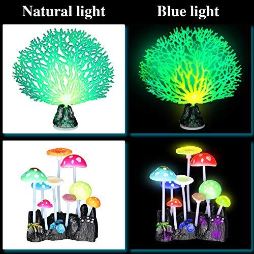 Fish Tank Decorations Fish Tank Decor Jellyfish Aquarium Glowing Fish Tank - Picture 2 of 7
