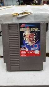TECMO SUPER BOWL NINTENDO NES VIDEO GAME NO BOX OR MANUAL AUTHENTIC